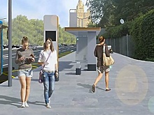 Новые остановки и широкие тротуары появятся на Конюшковской улице в Москве