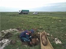 В районе озера Чокрак найдены две авиабомбы