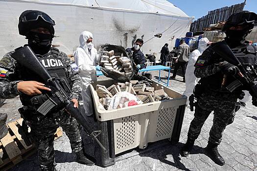 США заявили о сотрудничестве с Эквадором против наркотрафика