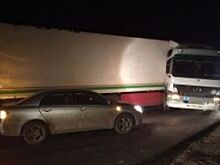 На трассе под Ульяновском столкнулись две фуры