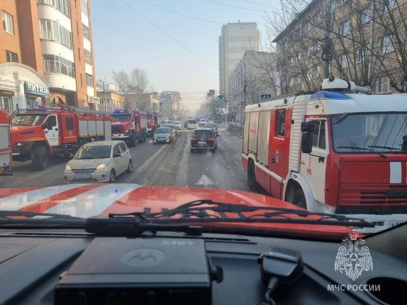 Пожарные выезжали в общежитие ЗабГУ