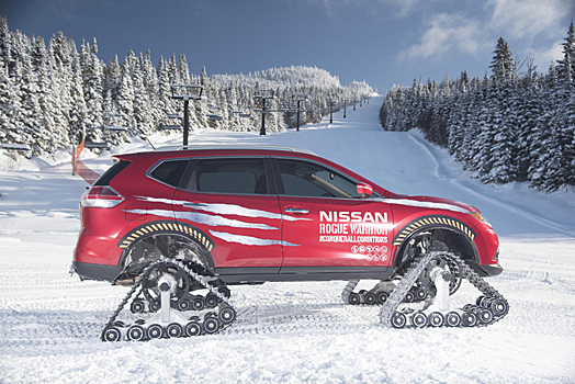 Nissan Rogue обзавелся гусеницами