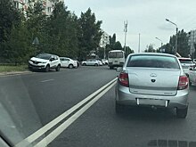 В Воронеже водитель маршрутки объехал пробке через две «сплошные»