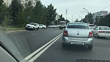 В Воронеже водитель маршрутки объехал пробке через две «сплошные»