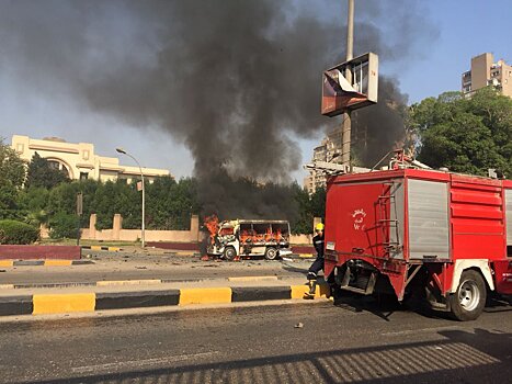 В Каире взорвался автомобиль