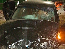 В Ростове BMW въехала в колонну байкеров, погибла девушка