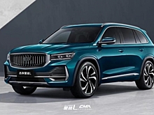 Компания Geely обнародовала изображения нового кроссовера Xingyue L