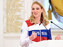 Баннер с россиянкой Светланой Ромашиной заметили на юниорском ЧМ по синхронному плаванию
