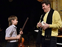 Денис Мацуев встретился с юным челябинским скрипачом, на которого соседи написали заявление в полицию