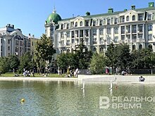 В казанском парке "Черное озеро" начали готовить каток к зиме