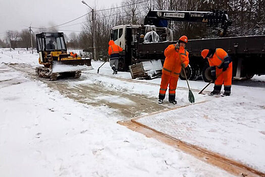 В&nbsp;Московской области подготовили подъезд к&nbsp;месту вырубки главной новогодней елки страны