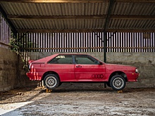 Audi Quattro 26 лет простоял без движения: вот, что с ним стало