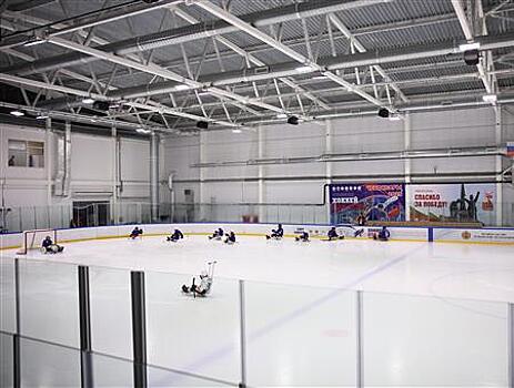 Сборная Самарской области принимает участие в детском турнире по адаптивному хоккею "Хоккей для всех"