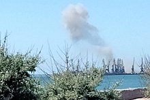Появились сообщения о мощном взрыве у порта в Бердянске