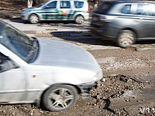 На дороги Волгограда вымыло всю грязь и щебенку