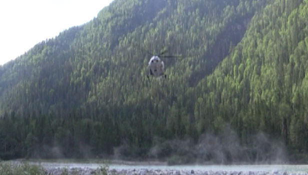 Вертолет Ми-8 отправился на поиски пропавшего в горах Хамар-Дабана туриста