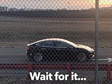 «Заряженную» Tesla Model 3 засняли на видео