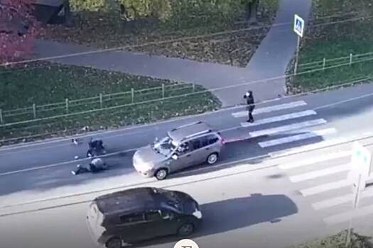 В Петрозаводске автомобиль сбил инвалида на пешеходном переходе