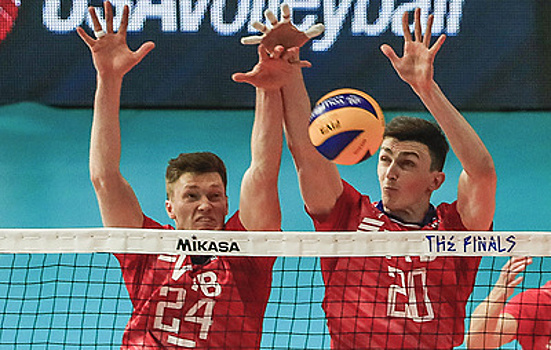 Российские волейболисты вышли в финал Лиги наций