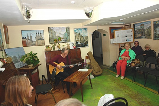 Творческий музыкальный вечер состоялся в шахматном клубе «Октябрьский»