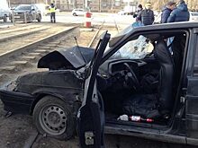 Пьяный полицейский протаранил трамвай в Ульяновске