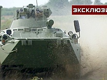 Гонка на БТР со стрельбой: как прошла эстафета «Морского десанта» под Калининградом