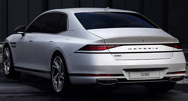 Первые фото флагманского седана Genesis нового поколения появились в сети