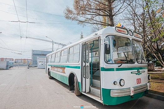 В День Победы в Чебоксарах запустят «военный» ретро-троллейбус