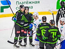 «Салават Юлаев» у себя дома в Уфе победил «Барыс» в матче КХЛ