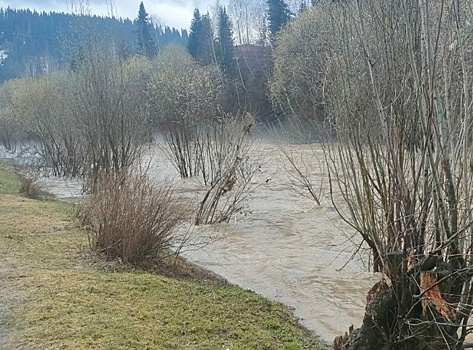 Ограничено движение в поселки: река вышла из берегов в Таштагольском районе Кузбасса