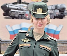   В России выбрали самую красивую военнослужащую  