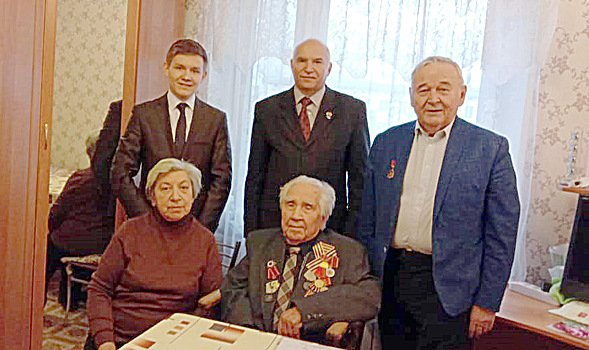 Ветеран из Коптева получил поздравление от руководства Республики Татарстан