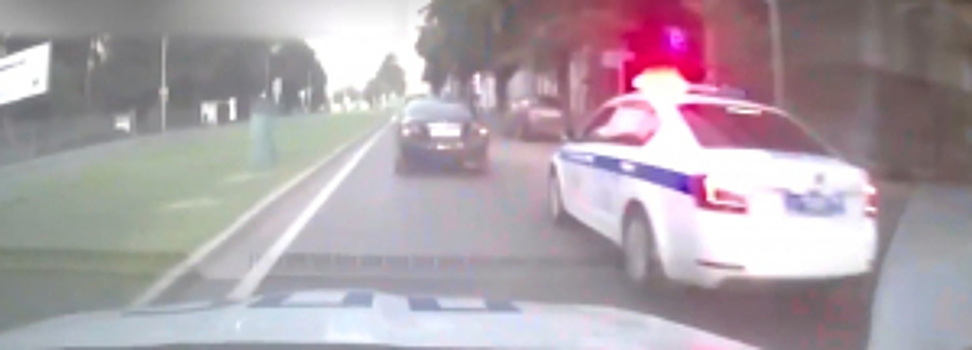 В Москве госавтоинспекторы применили оружие для остановки транспортного средства под управлением правонарушителя