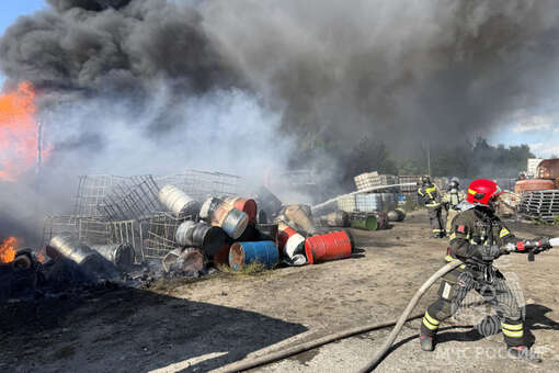 МЧС: пожарные потушили возгорание на территории завода «Заря» в Дзержинске