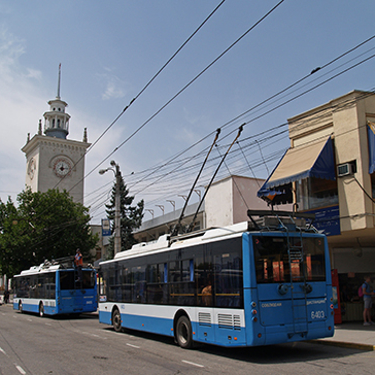 Троллейбуса трасса Симферополь Ялта 1978.