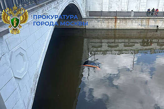 Прокуратура: автомобиль каршеринга упал в реку из-за проезда Lexus на красный свет