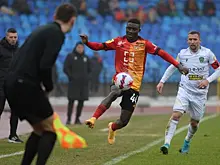 Тульский "Арсенал" в меньшинстве сыграл вничью с "Ахматом"