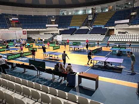 Окружные финальные соревнования по настольному теннису прошли в районе Крылатское