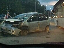 В Новосибирске пострадал один человек в массовой аварии на Бердском шоссе