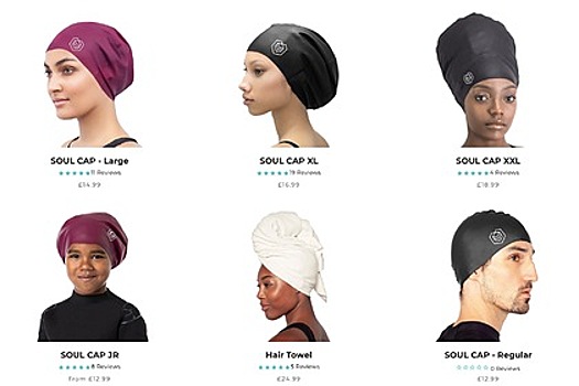 В Европе вступились за плавательные шапочки для чернокожих