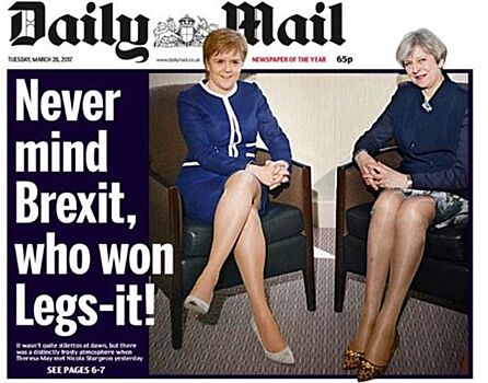 Противники сексизма ополчились на Daily Mail из-за «ножек» женщин-политиков