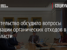 Правительство обсудило вопросы утилизации органических отходов в Ленобласти