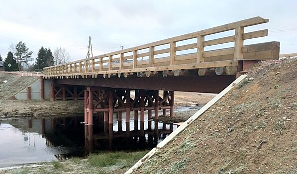 В Олонецком районе восстановлены три моста, в том числе один висячий