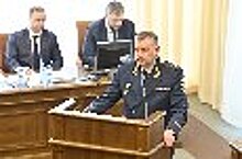 Начальник ГУФСИН России по Красноярскому краю Андрей Попето выступил перед депутатами краевого парламента с докладом о деятельности управления в 2022 году