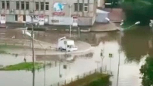 Обрушившиеся на Красноярский край проливные дожди затопили Зеленогорск