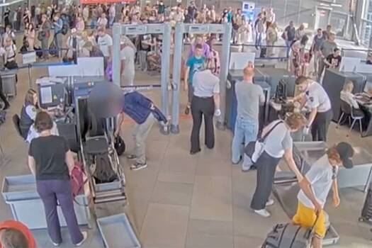 Россиянин украл багаж туриста в Шереметьево и попал на видео