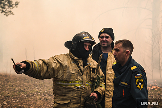 В Свердловской области ввели режим ЧС из-за пожара