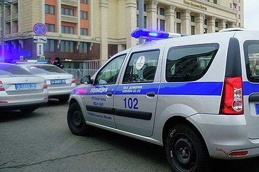 Мужчина избил полицейских  у здания МВД на Петровке