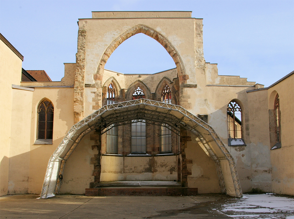 Руины аббатства св. Екатерины, Нюрнберг, Германия