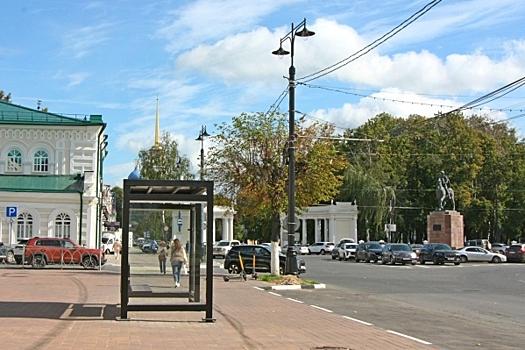 В Рязани обновили пешеходную зону на Соборной и перенесли остановку